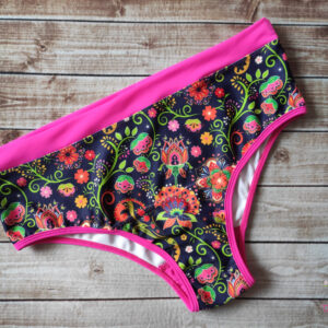 Timo design egyedi grafikás multifunkciós menstruációs bugyi / fürdőbugyi