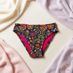 Timo design egyedi grafikás tini menstruációs bugyi erős vérzéshez, bikini fazonú