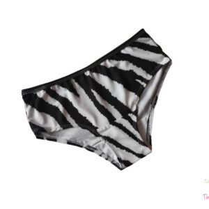 Zebra mintás tini „tisztasági” fürdőbugyi