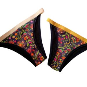 Timo design egyedi grafikás brazil menstruációs bugyi, enyhe – közepes vérzéshez