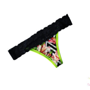 Csipkés liliom mintás menstruációs tanga enyhe vérzéshez