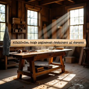 Szülőköszöntő ajándék kalapács esküvőre, apák napjára