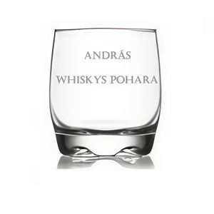 Whiskys pohár – névre szóló