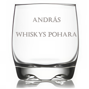 Whiskys pohár – névre szóló