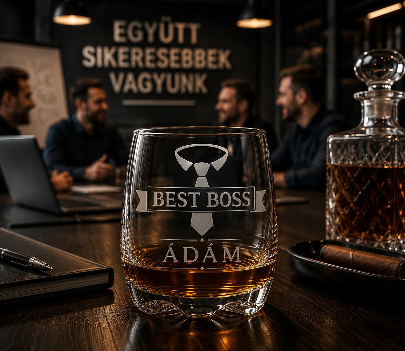 Best Boss whisky pohár