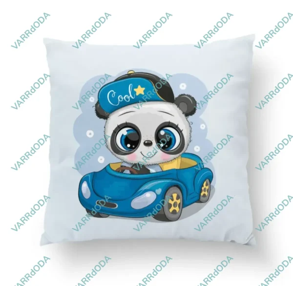 Panda az autóban prémim párna