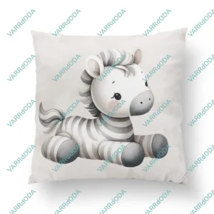 Szép álmokat-zebra prémium díszpárna