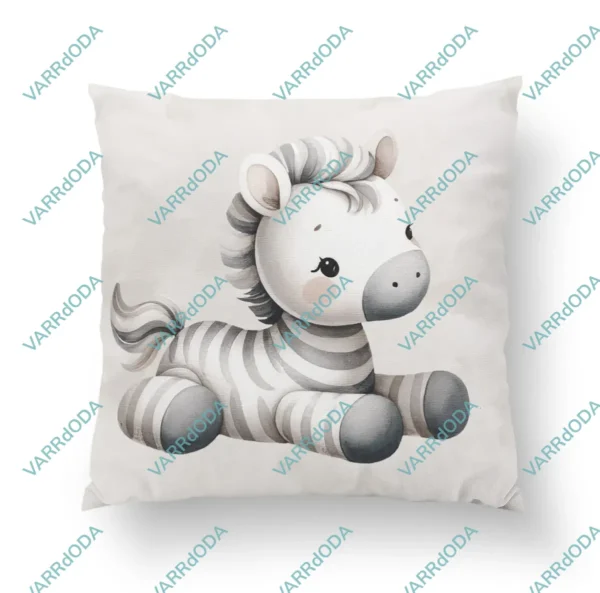 Szép álmokat-zebra prémium díszpárna