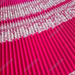 Pink pliszírozott szoknya