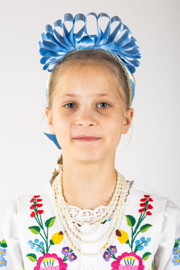 Kék bukros pántlika