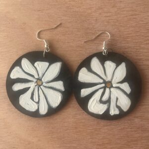 Viselj festmény – Inspired by Matisse – fülbevaló #13