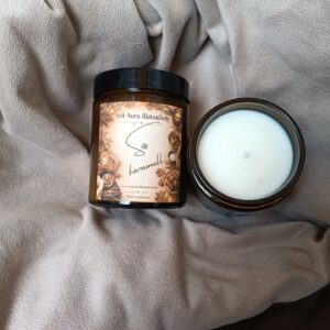 Sós karamell szójaviasz illatgyertya 180ml