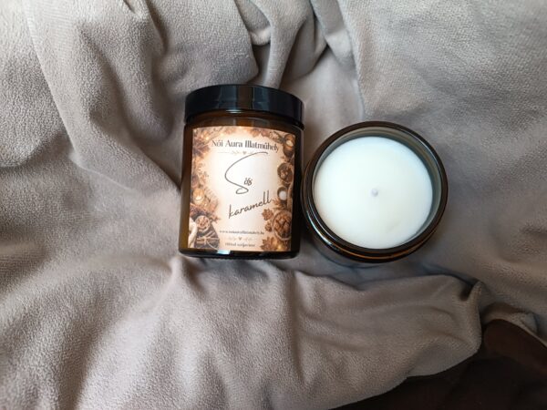 Sós karamell szójaviasz illatgyertya 180ml