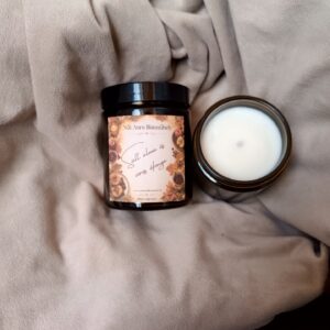 Sült alma és vörös áfonya szójaviasz illatgyertya 180ml