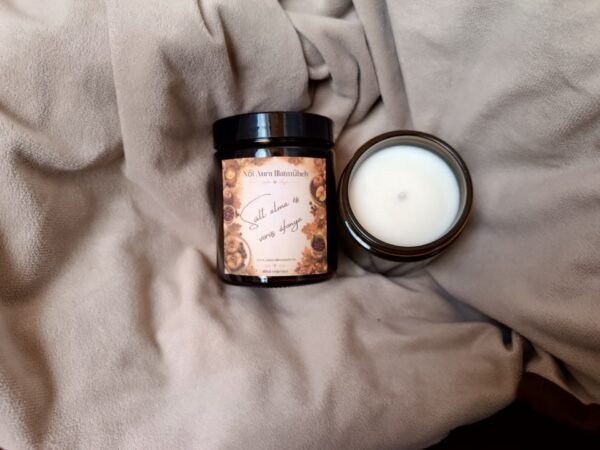 Sült alma és vörös áfonya szójaviasz illatgyertya 180ml