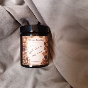 Sült alma és vörös áfonya szójaviasz illatgyertya 180ml