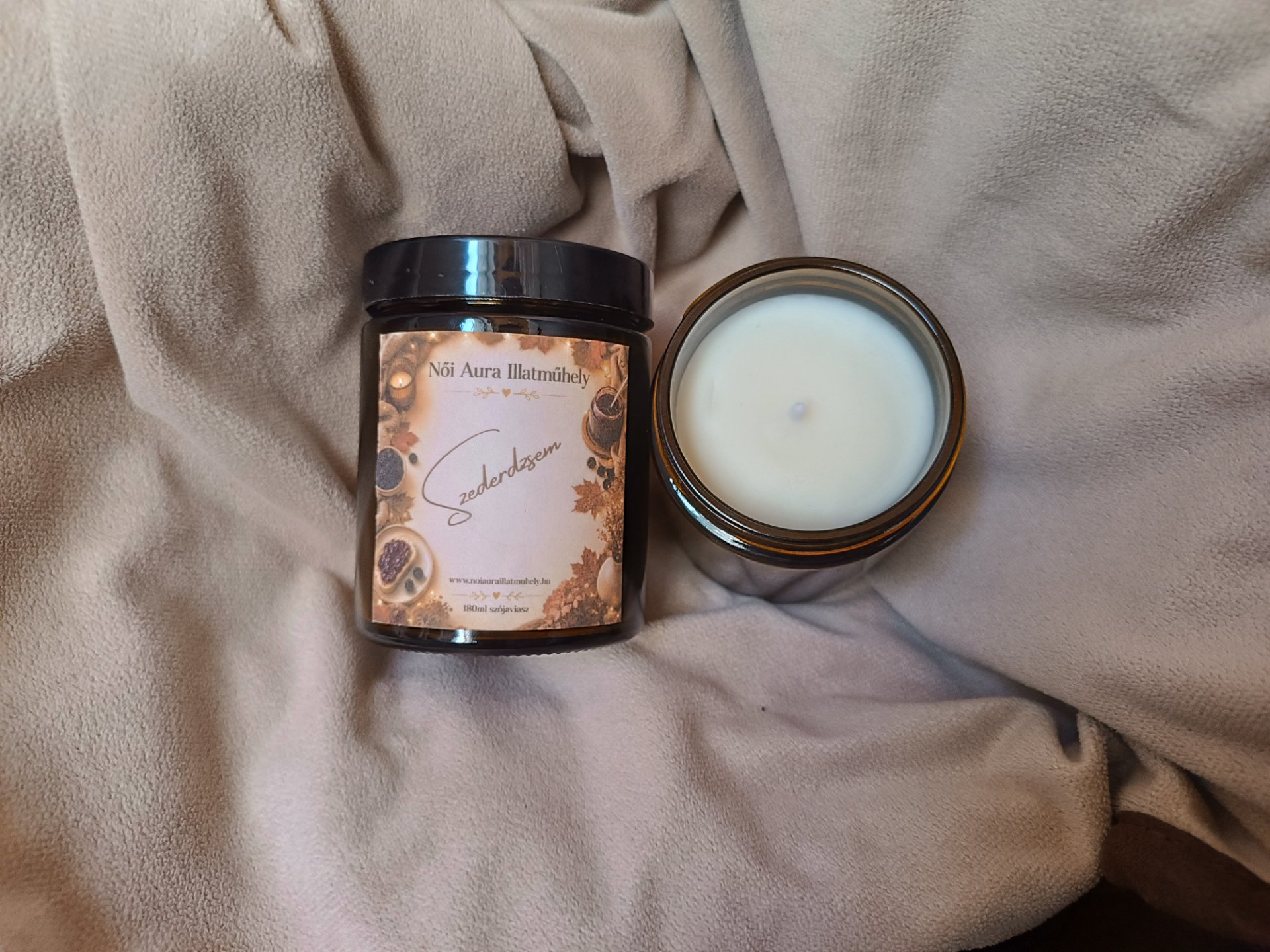 Szederdzsem szójaviasz illatgyertya 180ml