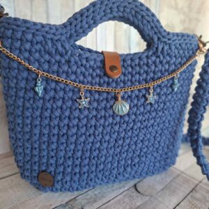 Horgolt Crossbody táska
