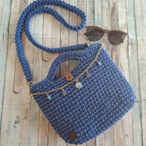 Horgolt Crossbody táska