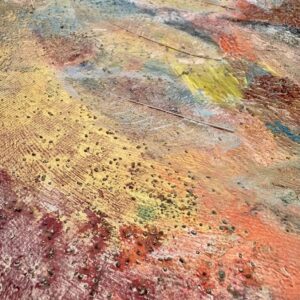 Absztrakt festmény / 55×38 / Őszi lenyomatok