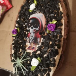 Halloweeni csonti falikép