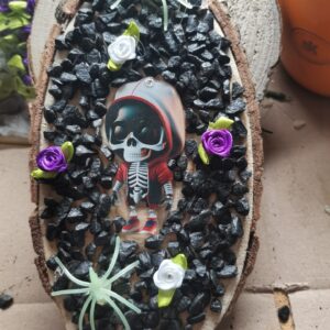 Halloweeni csonti falikép
