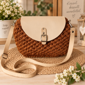 Horgolt crossbody táska