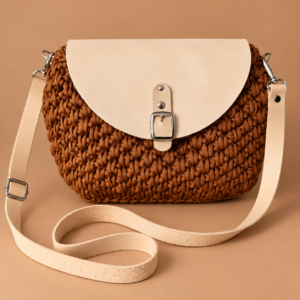 Horgolt crossbody táska