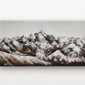 Érintetlen magasságok 70×140 akril, vászon, textúra 2026