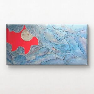 Abstract 70×140 akril, vászon textúra 2026
