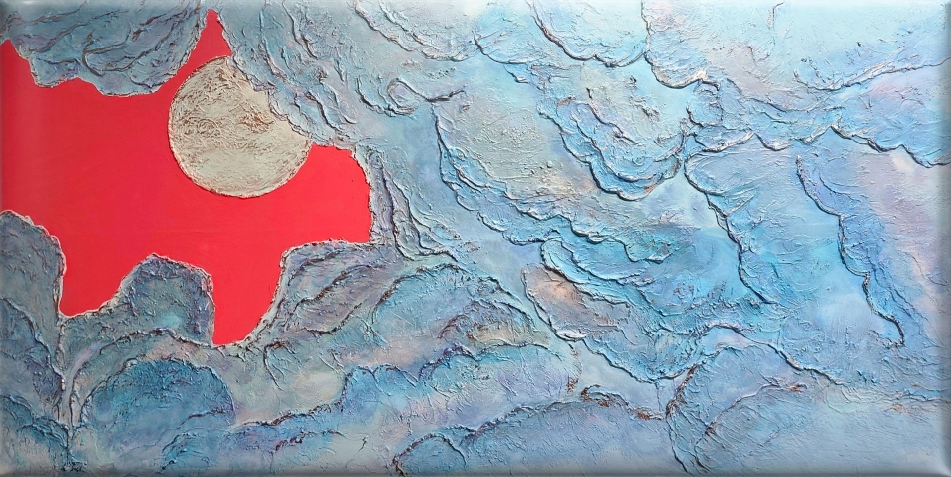 Abstract 70×140 akril, vászon textúra 2026