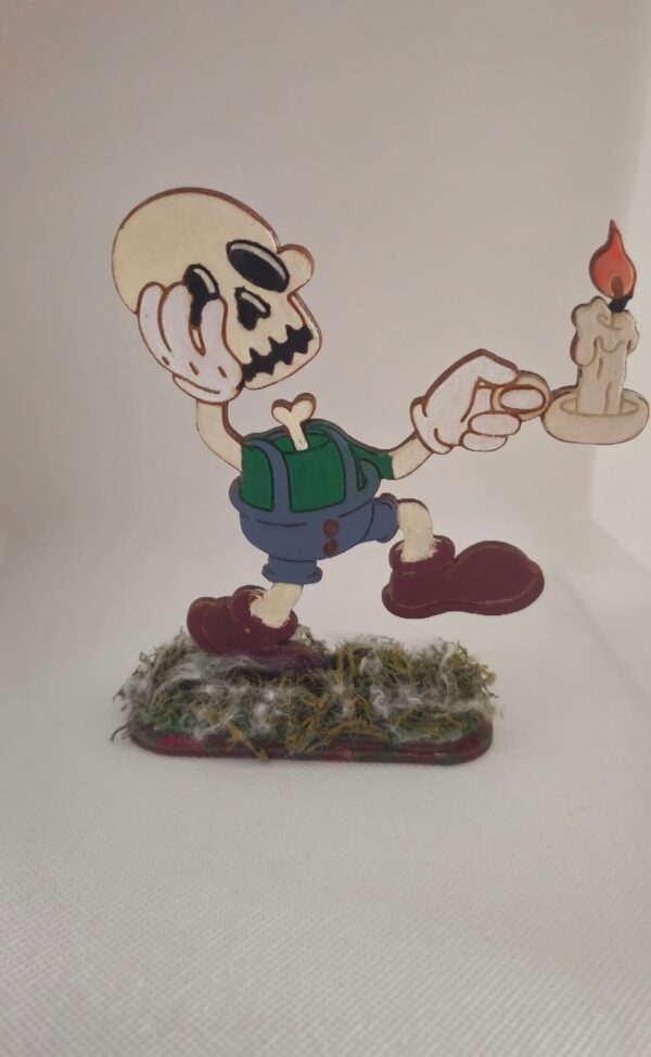 Halloweeni asztal dísz