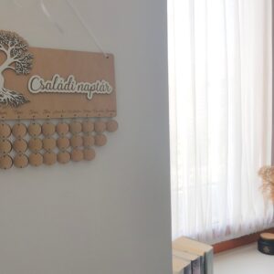 Családi naptár – életfa