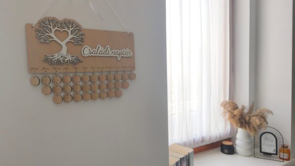 Családi naptár – életfa