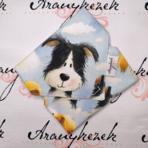 Újraszalvéta kutya pofi mintás
