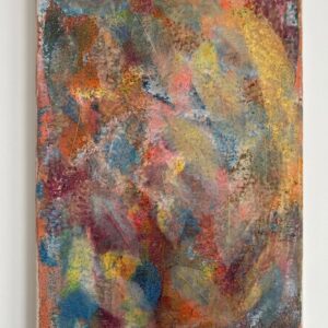 Absztrakt festmény / 55×38 / Őszi lenyomatok