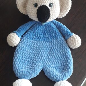 Horgolt Koala plüss alvópajti 35cm