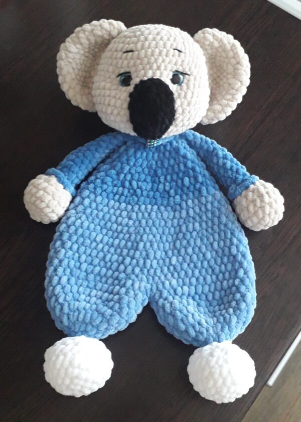 Horgolt Koala plüss alvópajti 35cm