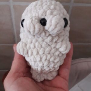 Baby fóka horgolt plüss