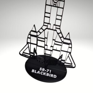 SR-71 Blackbird sziluett dekoráció