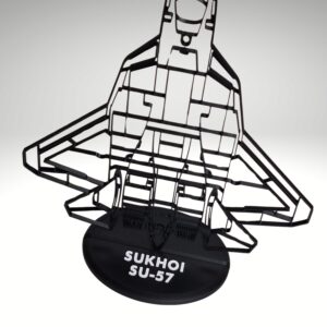 Sukhoi SU-57 sziluett dekoráció