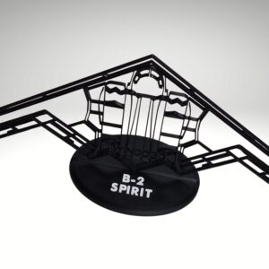 B-2 Spirit sziluett dekoráció
