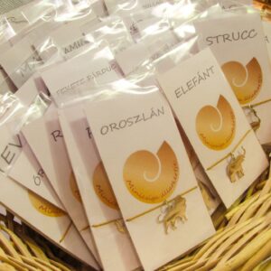 Ezüst flamingó medál – Minicsiga állatkertje