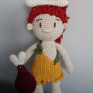 Ősike horgolt amigurumi