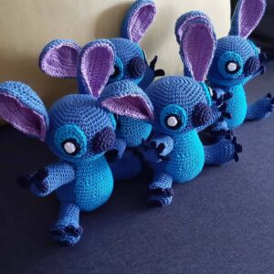 Stitch horgolt amigurumi