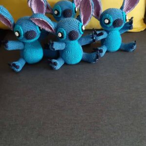 Stitch horgolt amigurumi