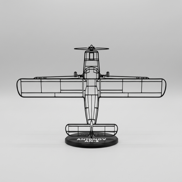 Antonov An-2 sziluett dekoráció