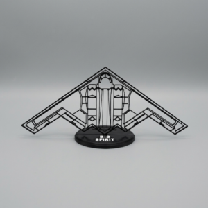 B-2 Spirit sziluett dekoráció