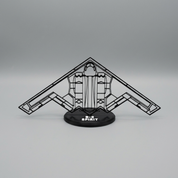 B-2 Spirit sziluett dekoráció