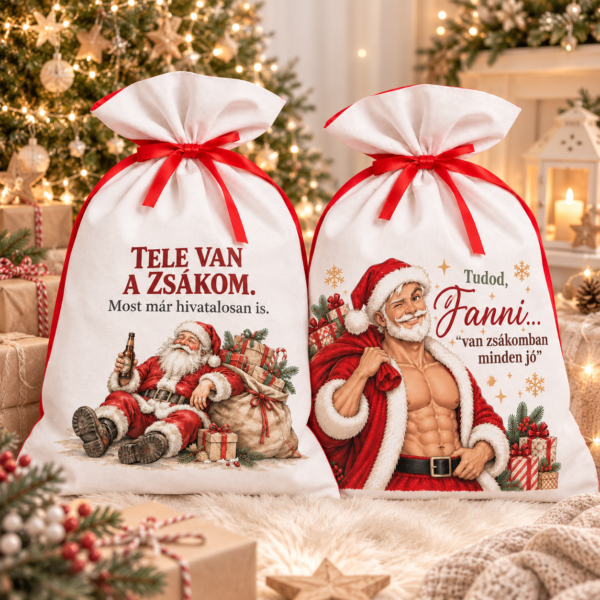 Vicces mikulás zsák – felnőtteknek
